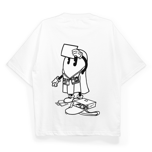 "Ghost With A Camera" Oversized Fit T-Shirt