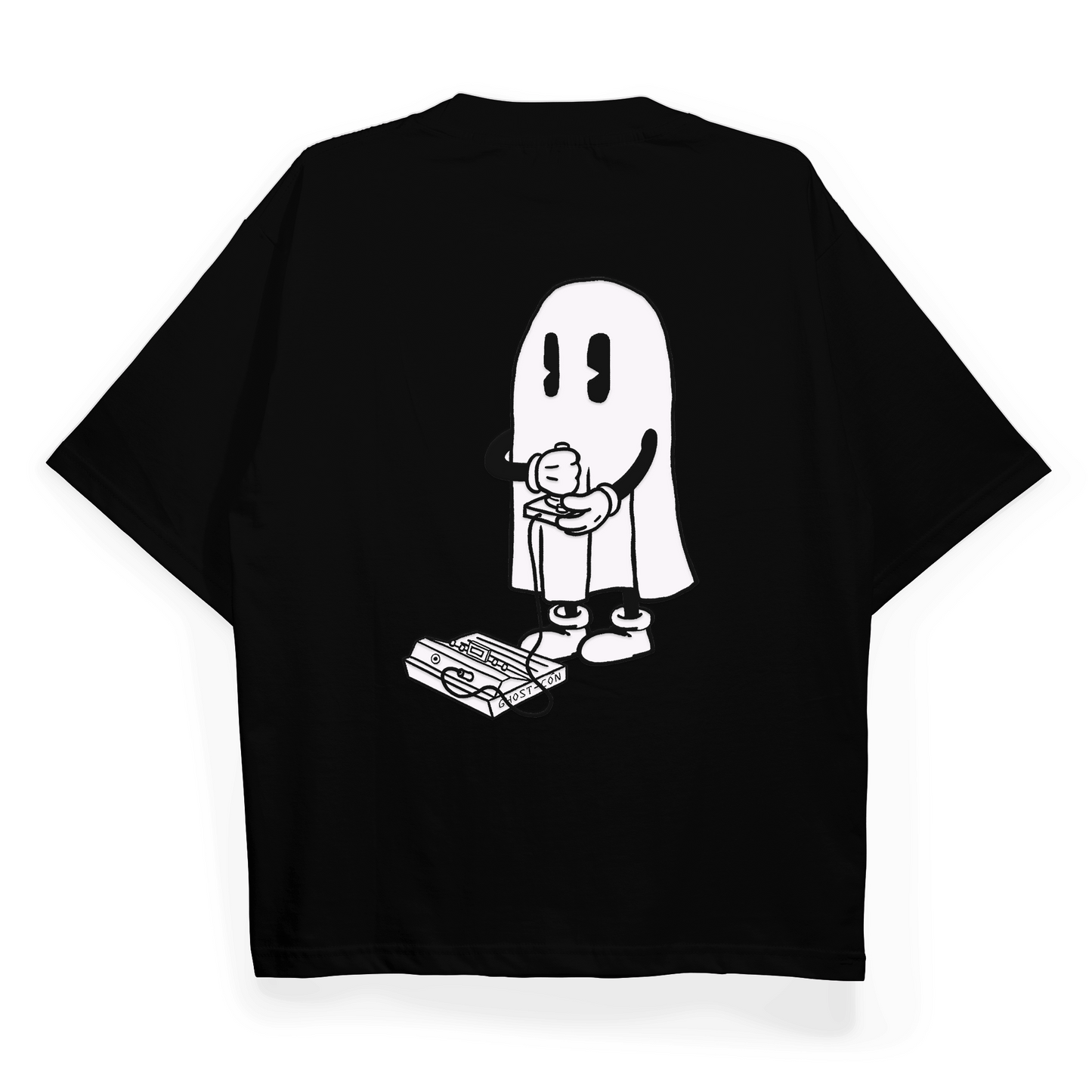 "Ghost With A Joystick" Oversized Fit T-Shirt