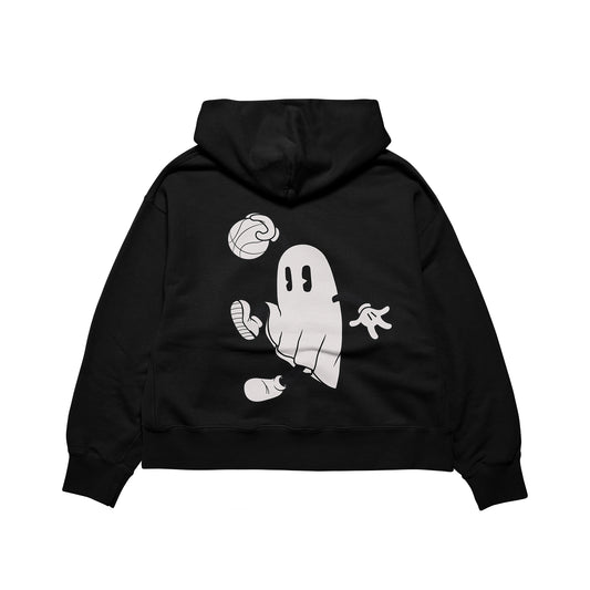 "Ghost With A Basketball" Oversized Fit Hoodie